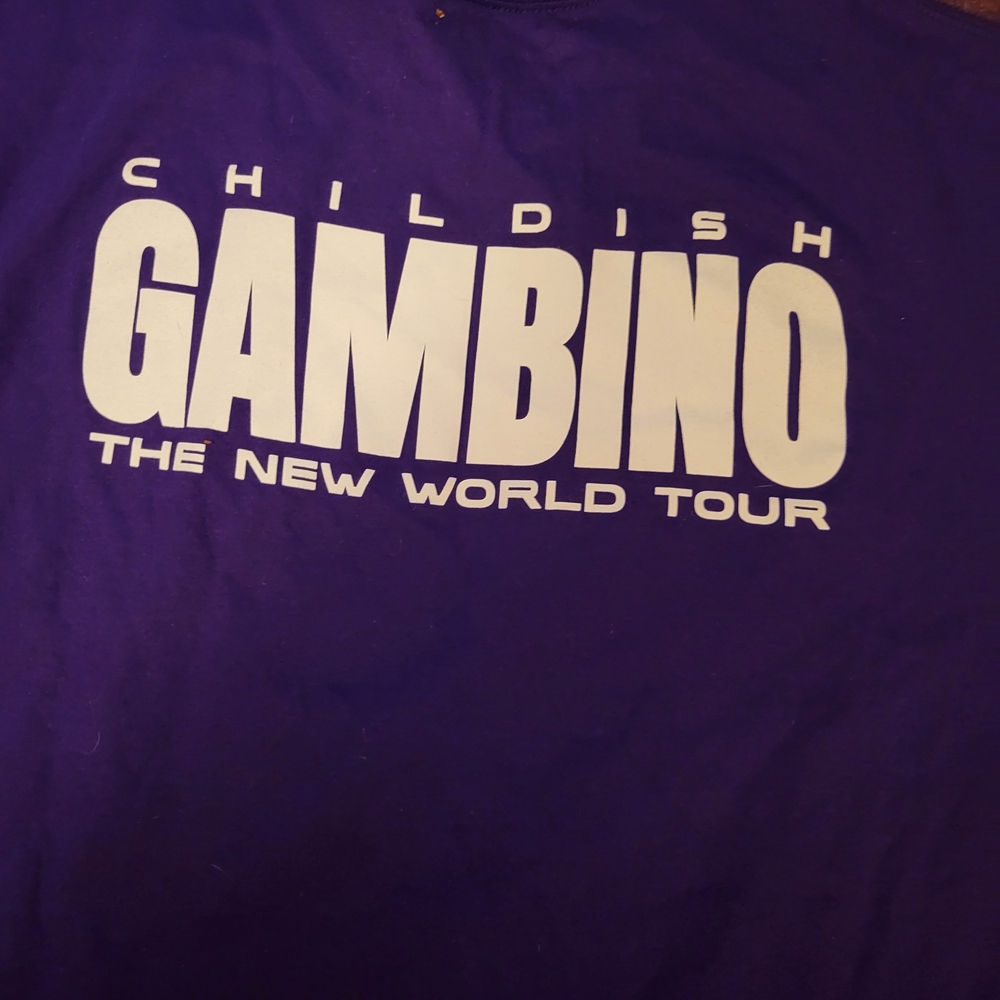 Gildan Purple Childish Gambino Tour Tee